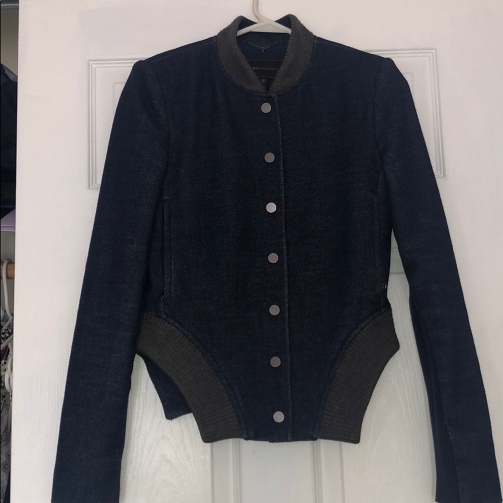 BCBGMAXARIA BCbg Max Aziria denim fitted jacket XS